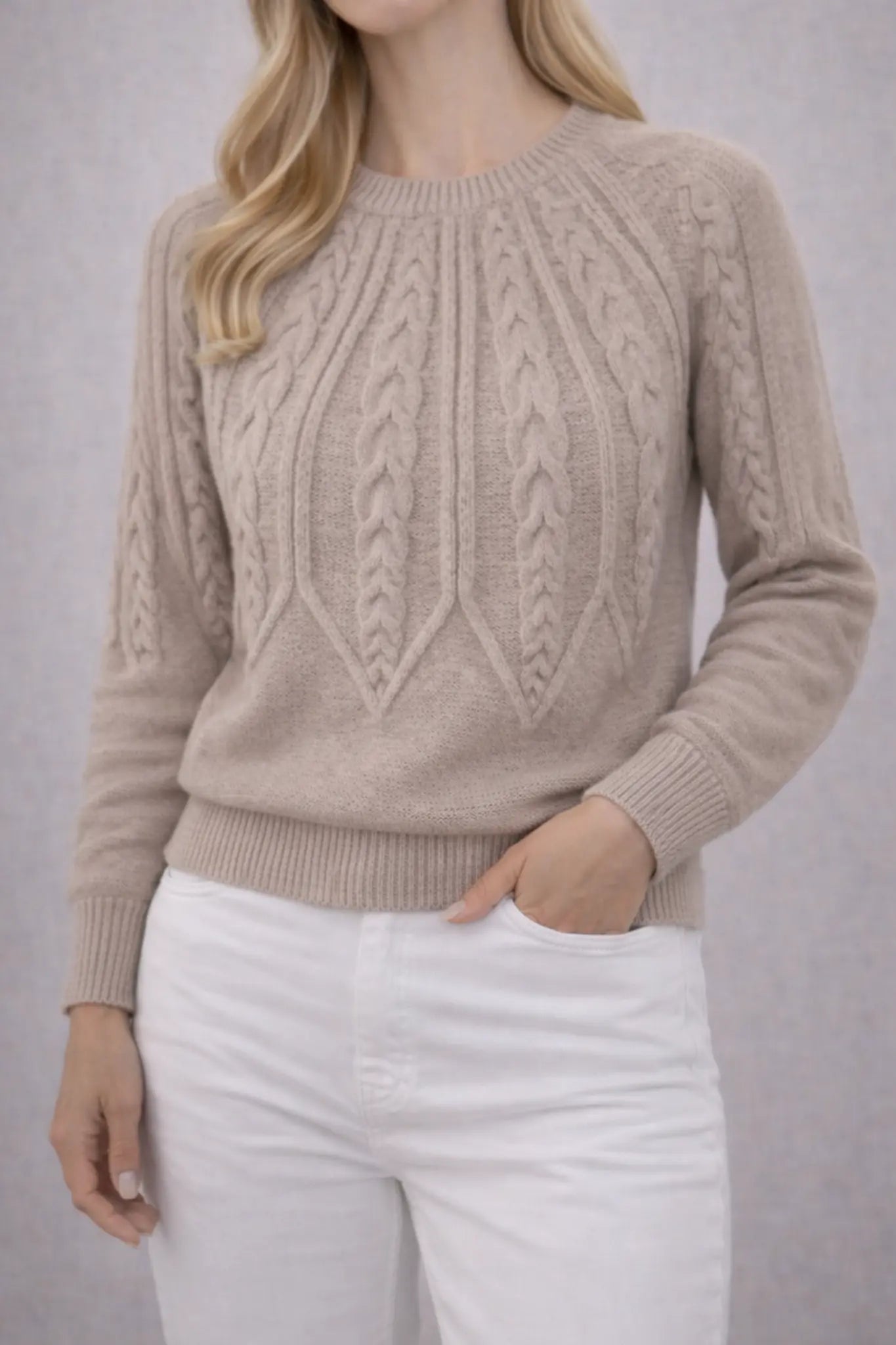 Pull torsadé Élégance Douce