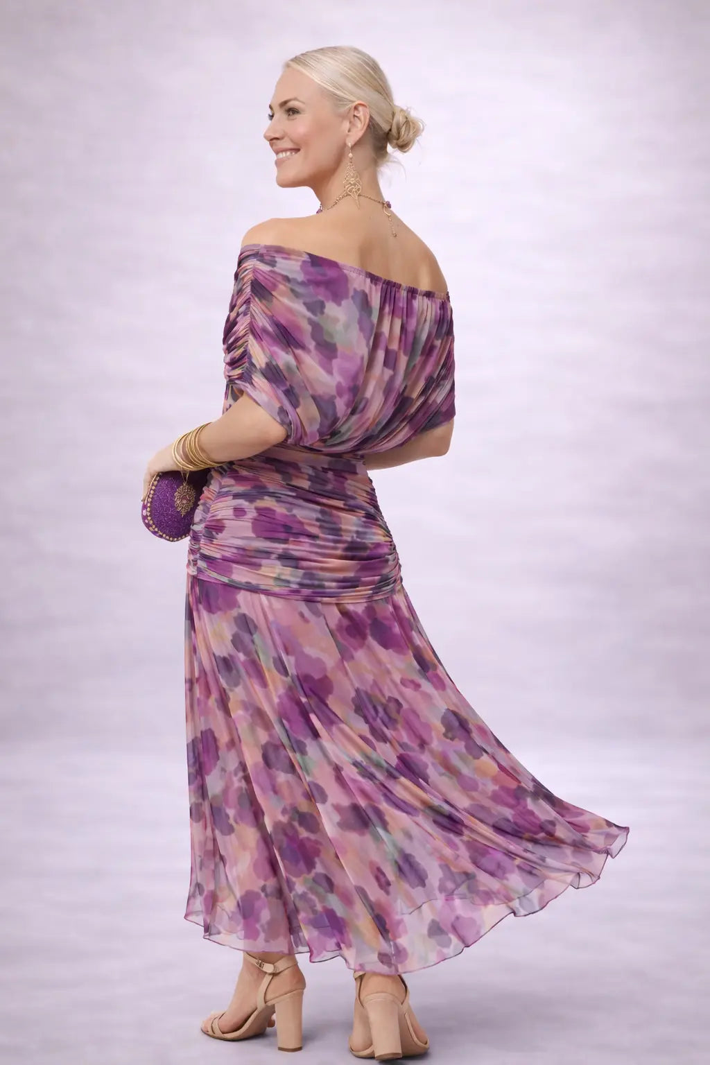 Camille | Robe Maxi de Fête Élégante à Col V