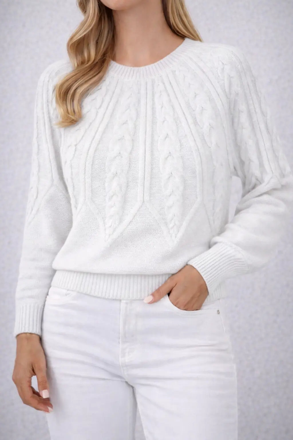 Pull torsadé Élégance Douce