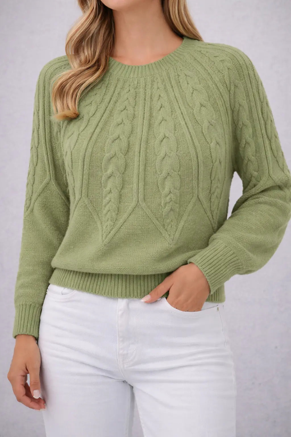 Pull torsadé Élégance Douce