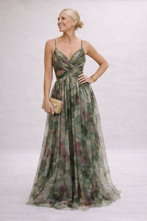 Aurora | Robe longue envoûtante à imprimé floral