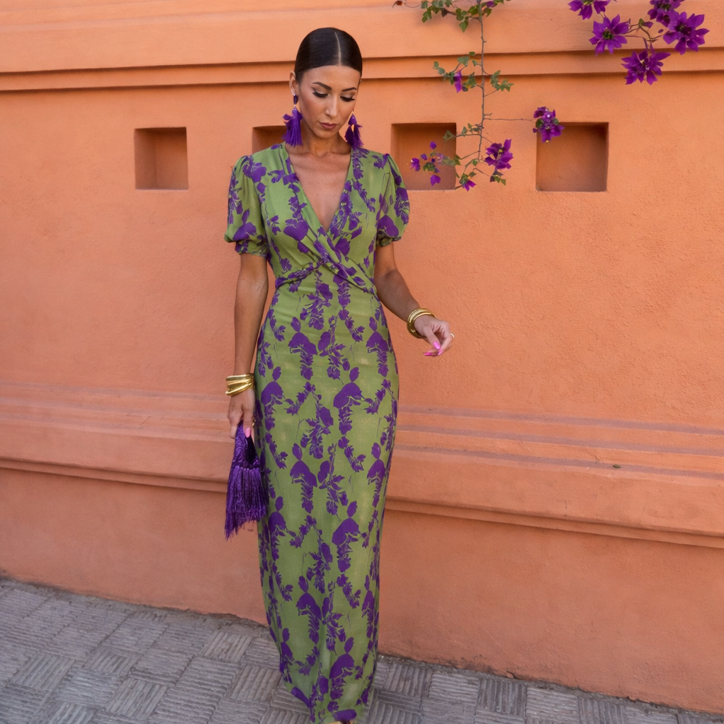 Anna | Robe élégante à motif floral