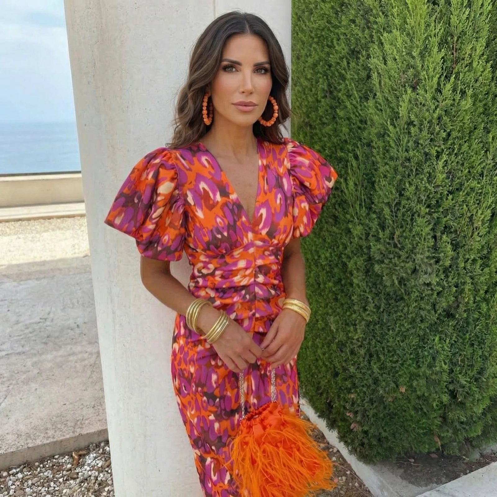 Flora | Robe élégante à motif floral